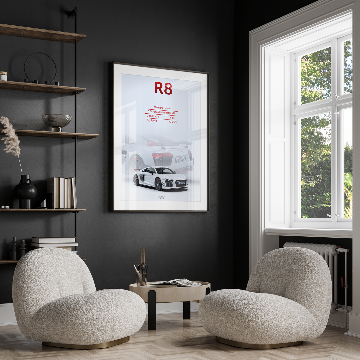 Audi R8 – Modern Icon Supercar Wall Decor