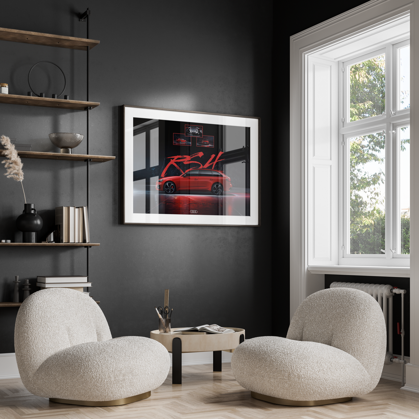 Audi RS4 – Everyday Utility with a Racing Pulse Wall Art
