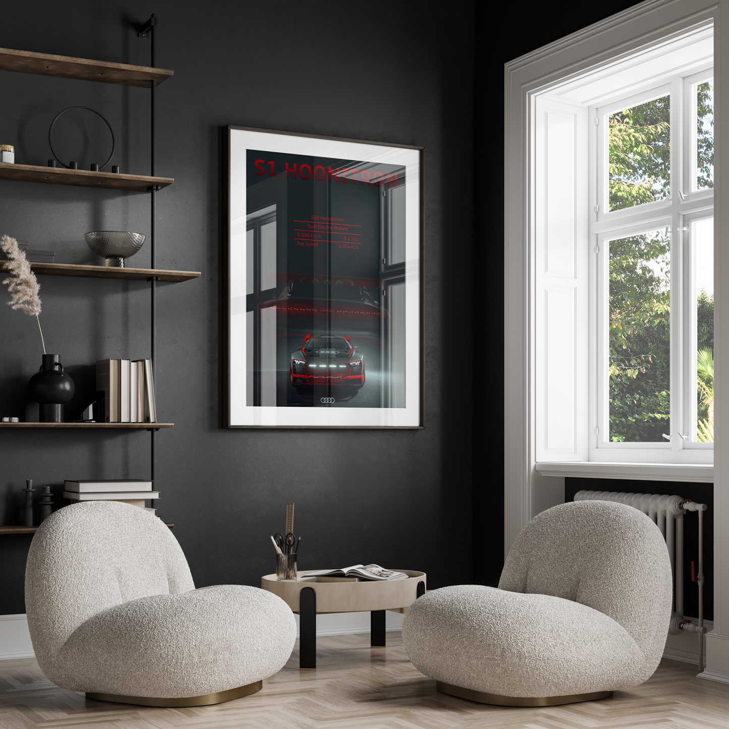 Audi S1 Hoonitron – Futuristic Power in Motion Wall Art