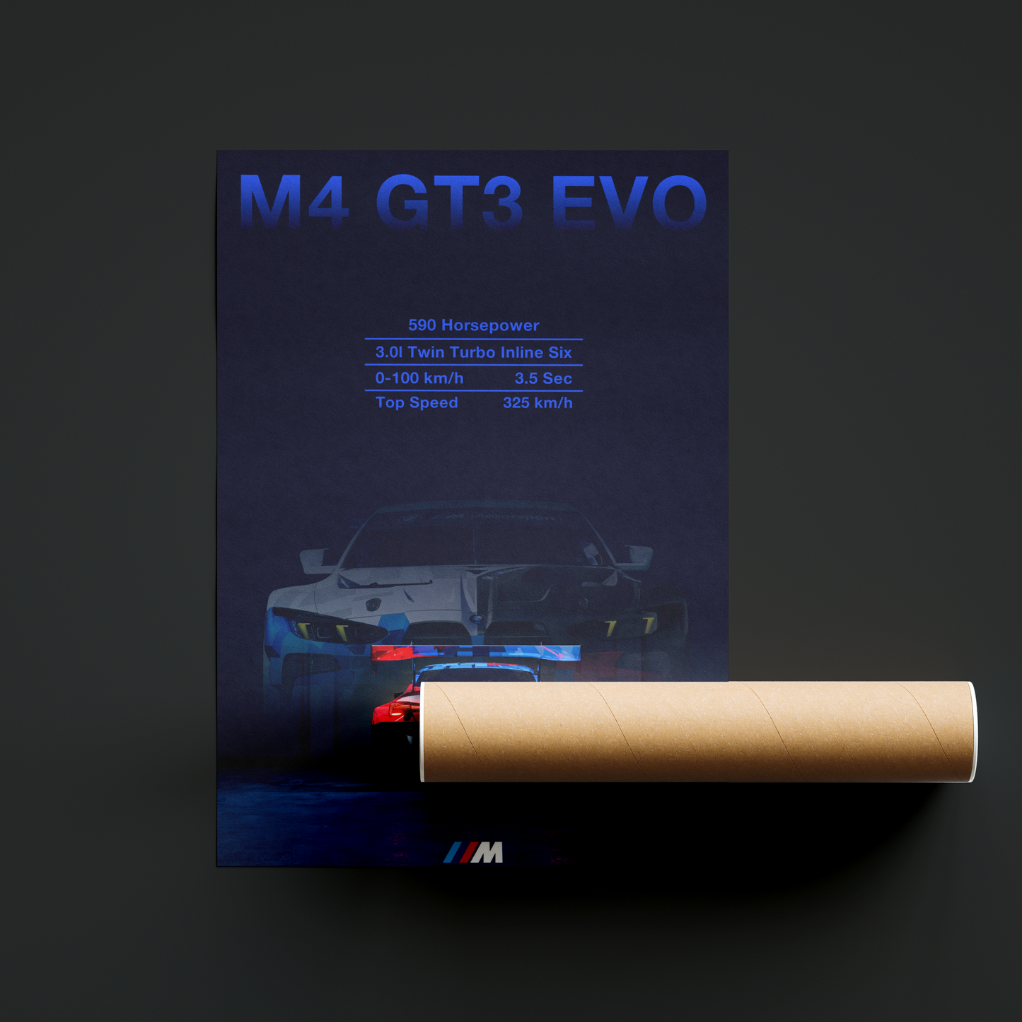 BMW M4 GT3 Evo – Motorsport Dominance Poster Print