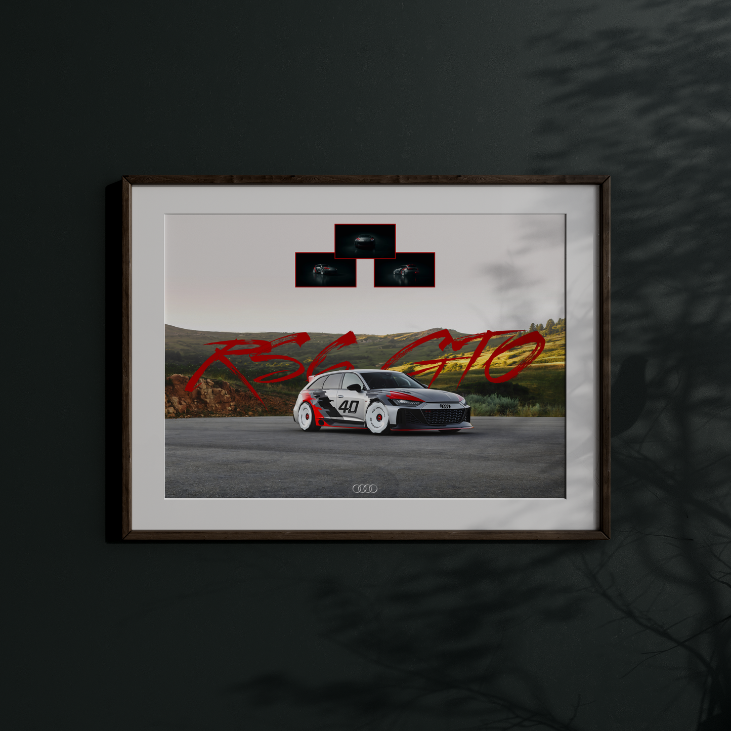 Audi RS6 GTO – A Homage to Racing Greatness Wall Art