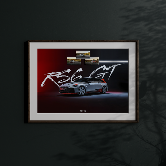 Audi RS6 GT – The Final Form of the Super Wagon Poster Print